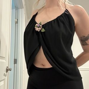 Vintage 1970s Carol Peretz halter top size small